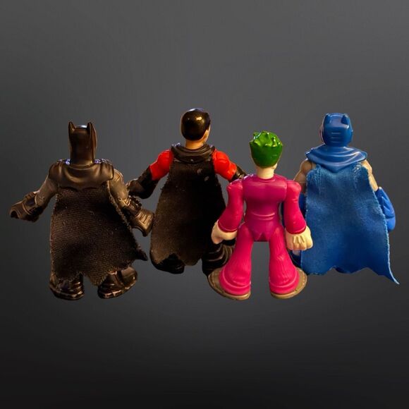 Imaginext DC Super Heroes Joker Gotham Batman BatCycle Glider Wings Jet Pack - Picture 12 of 13